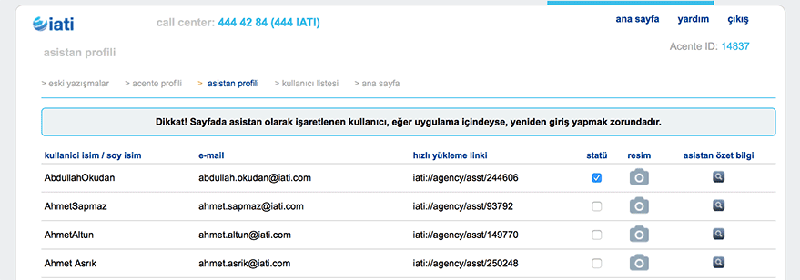 IATI Seyahat Asistanı Mockup